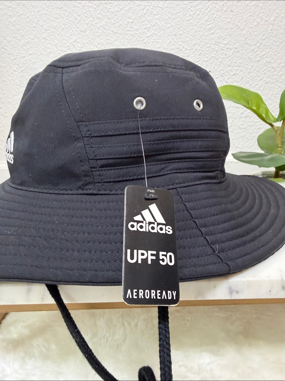 NWT Adidas Black Bucket Hat - Picture 3 of 6
